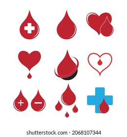 Ilustración vectorial del donante de gota de sangre