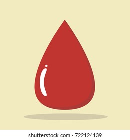 blood drop  flat icon