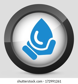 Blood drop icon