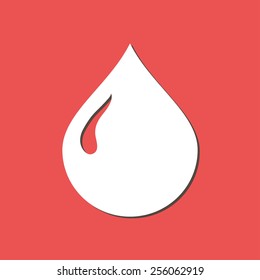 Blood drop icon.