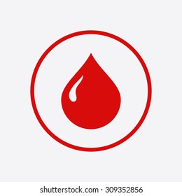 Blood Drop Icon.