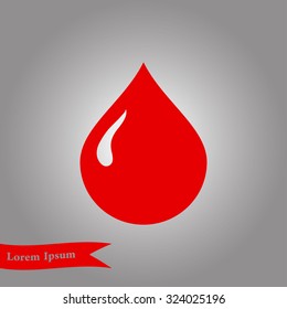 Blood drop icon.