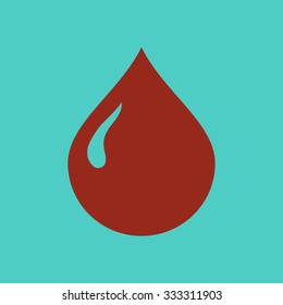 Blood drop icon.