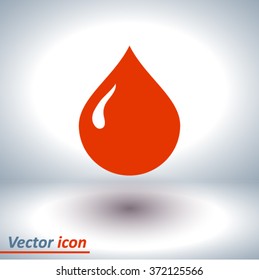 Blood drop icon.