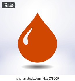 Blood drop icon.