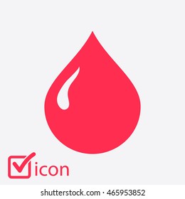 Blood drop icon.