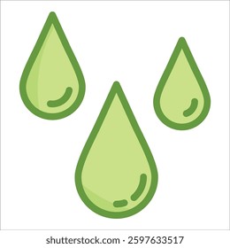 Blood Drop Icon Element For Design