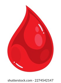 blood drop icon isolated design