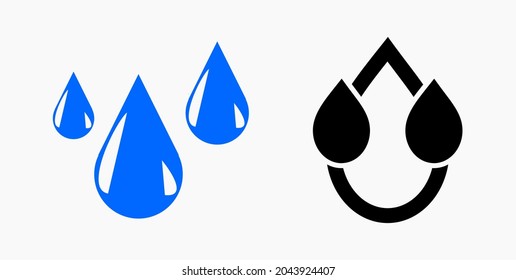Blood Drop Icon isolated minimal single flat linear icon for application and info-graphic. Commercial line vector icon for websites and mobile minimalistic flat design.