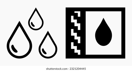 Icono de gota de sangre aislado icono lineal plano mínimo para aplicación e infografía. Icono de vector de línea comercial para sitios web y diseño plano minimalista móvil.