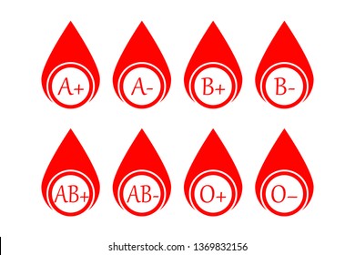 Blood drop icon. Vector illustration. Medical sign.