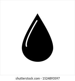 Blood Drop Icon Vector Illustration Logo Template