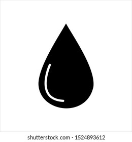 Blood Drop Icon Vector Illustration Logo Template