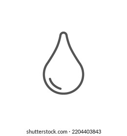 Blood drop icon, vector illustration. Liquid drop icon. Water drop Icon Flat Graphic Design