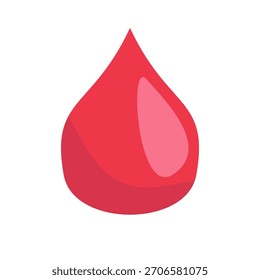 Gota de sangre icono, Ilustración vectorial, gota de arte de Clip de sangre, arte de Clip de sangre, aislado sobre fondo blanco
