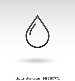 blood drop Icon Vector Logo Template