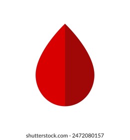 Blutstropfen-Symbol Vektorgrafik