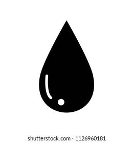 Blood drop icon vector icon. Simple element illustration. Blood drop symbol design. Can be used for web and mobile.