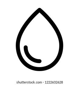 Blood drop isolated