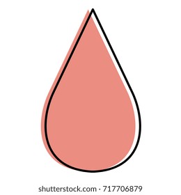 blood drop isolated icon