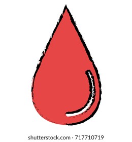 blood drop isolated icon