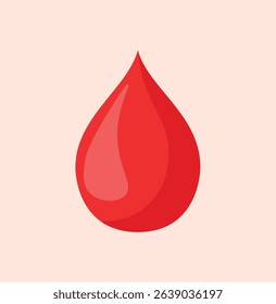 blood drop on background, vector illustration