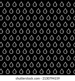 Blood Drop Pattern Abstract Background. Blood Seamless Pattern Background Illustration. Silhouette Of Blood Drop Vector.