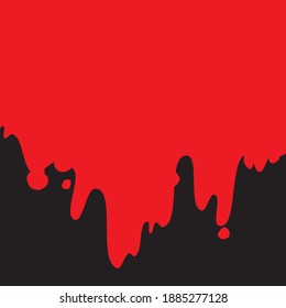 caída de sangre, fondo negro rojo, ilustración vectorial, para fondo, ilustración y otros
