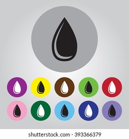 Blood drop vector icon