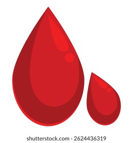 Gotas de sangre goteando, representando un concepto médico o de atención médica