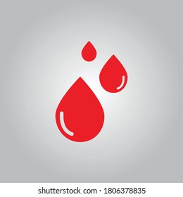 Blood drops vector icon eps 10