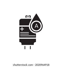 Ilustración de vectores de iconos rellenos de sangre