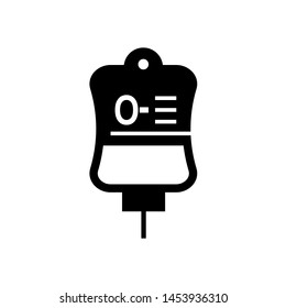 Blood Group Icon. Donor or Blood Type Transfusion Sign, Symbol & Vector. 