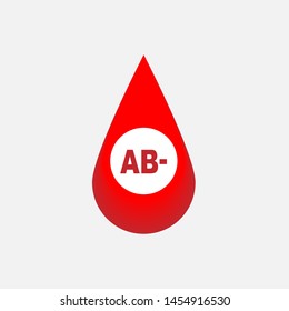 Blood Group Icon. Donor or Blood Type Transfusion Sign, Symbol & Vector. 