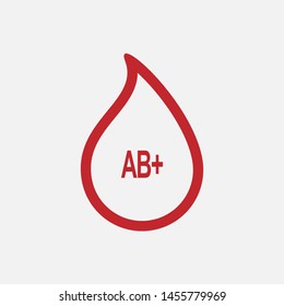 
Blood Group Icon. Donor or Blood Type Transfusion Sign, Symbol & Vector. 