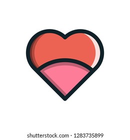Blood group type B filled outline icon, line vector sign, Or Blood Day Donor