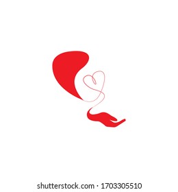 blood hemofilia logo templete vector icon illustrations design