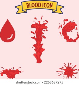 vector de diseño de icono sanguíneo
