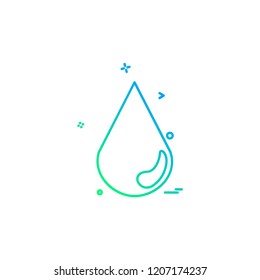 Blood icon design vector