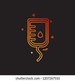 Blood icon design vector