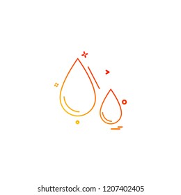 Blood icon design vector