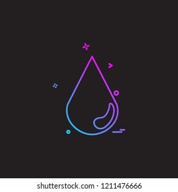 Blood icon design vector