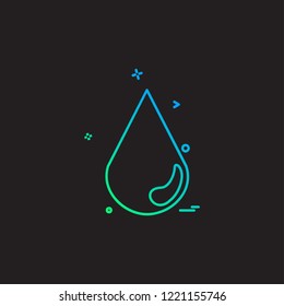 Blood icon design vector