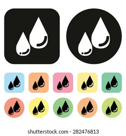 Blood icon. Blood donation icon. Vector