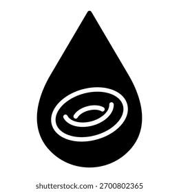 Elemento de icono de sangre para el diseño