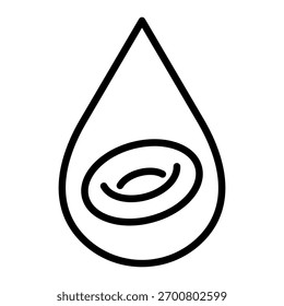 Elemento de icono de sangre para el diseño