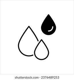 Blood icon isolate white background vector stock illustration