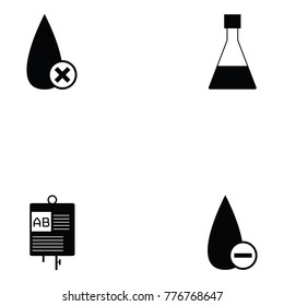 blood icon set