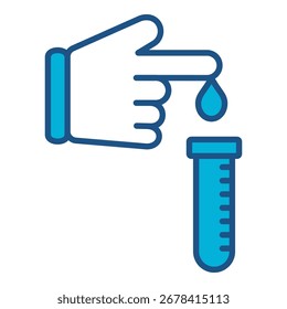 Ícone De Sangue Definido Com Vários Estilos. Ilustração de vetor