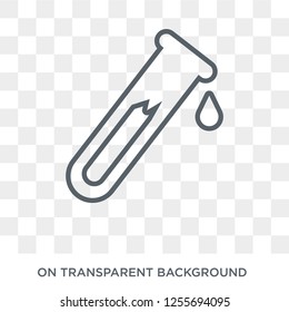 Blood icon. Trendy flat vector Blood icon on transparent background from Health and Medical collection. High quality filled Blood symbol use for web and mobile